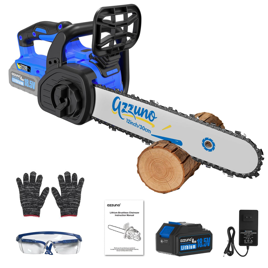 AZZUNO 12 Inch Electric Chainsaw Cordless