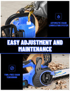 AZZUNO 12 Inch Electric Chainsaw Cordless