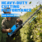 AZZUNO 20 Inch Cordless Hedge Trimmer, 21V Max 4Ah