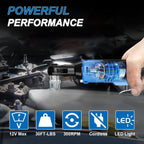 Azzuno 3/8" Cordless Electric Ratchet Wrench Set with 2 Batteries