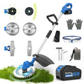 AZZUNO 21V Brushless Weed Wacker, 12" Cordless Trimmer