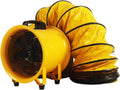 12 Inch Utility Blower Fan with 16 Ft Flexible Duct Hose
