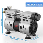 8.2CFM Pond & Lake Aeration System for Up to 3 Acre 50' Lakeï¼Includes 3/4 HP Compressor